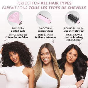 BaBylissPRO® Nano Titanium™ STYLE/SWITCH™ Séchoir multi-coiffant ionique (Série Limitée Rose), , hi-res